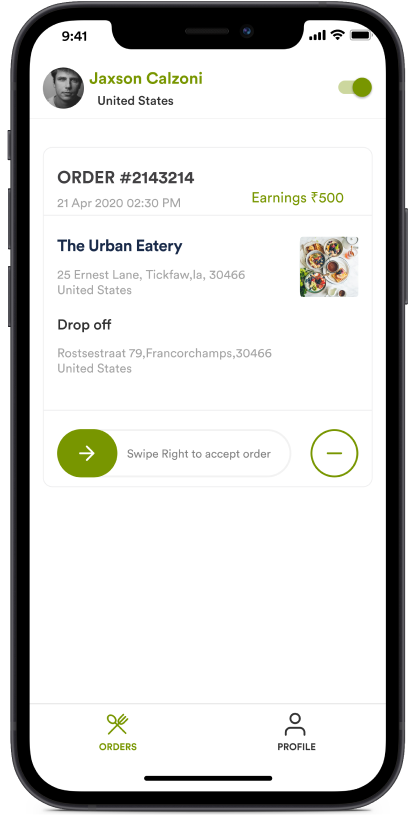 Talabat Alternative Store/restaurant App Interface