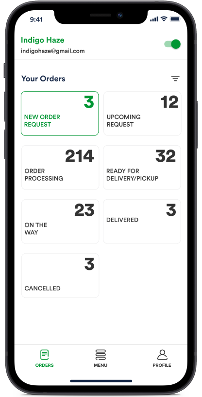 Uber Eats Alternative Driver Partner App Interface